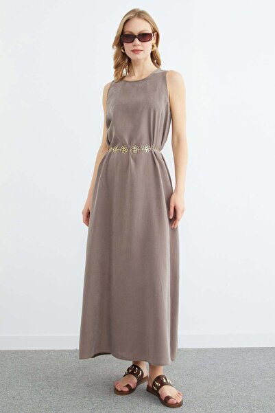 Fulla Moda Zippered Casual Maxi Dress