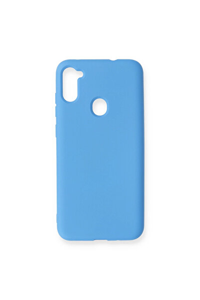 eco port Samsung Galaxy A11 Case Nano Velvet Silicone Inside - Blue