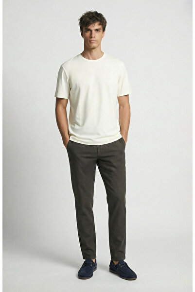 Network Haki Diyagonal Lyocell Karışımlı Jogger Pantolon