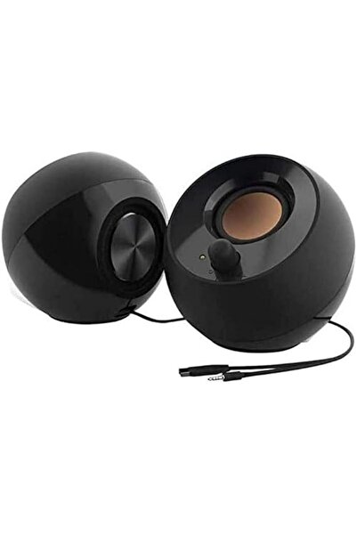 CREATIVE مكبرات صوت سطح المكتب Pebble 2.0 المزودة بمنفذ USB مع برامج تشغيل بع...