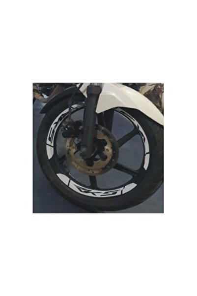 Fixelora 12 قطعة من شريط إطار العجلات Rks باللون الأبيض السميك