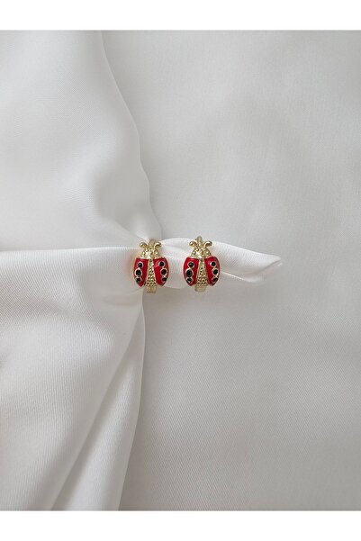 Zivazer Store Çocuk kararmaz xuping marka 14k gold renginde uğur böceği figür...