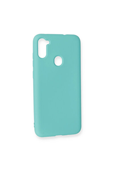 eco port Samsung Galaxy A11 Case Nano Velvet Silicone Inside - Turquoise