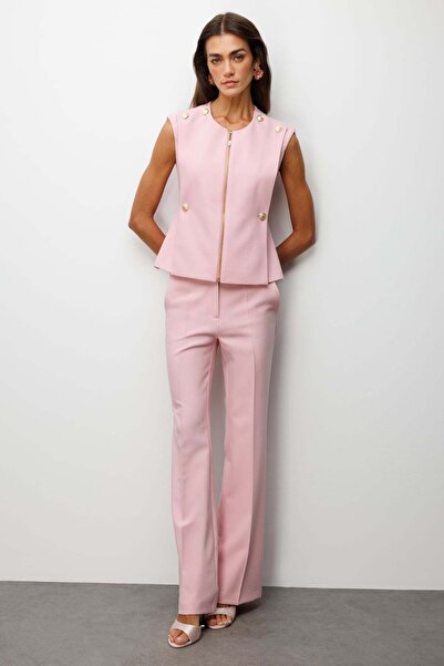 Ekol İspanyol Paça Düşük Bel Pantolon