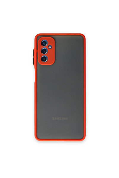 eco port حافظة سامسونج جالاكسي M52 M52 5g غطاء سيليكون مونتريال - أحمر