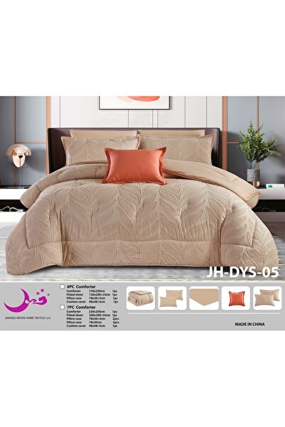 Mon Summer double bedsheet set, cool raw fabric, consisting of 7 pieces: cove...