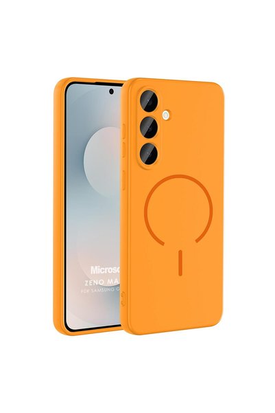 Microsonic Samsung Galaxy A35 Case Zeno Magsafe Orange