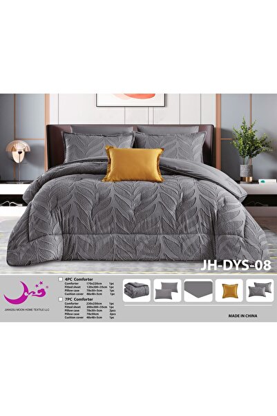 Mon Summer double bedsheet set, cool raw fabric, consisting of 7 pieces: cove...