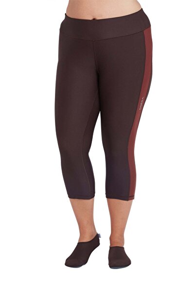 Coega Swim Tights 3/4 (Ladies) SzUK16 Chocolate Tie Dye