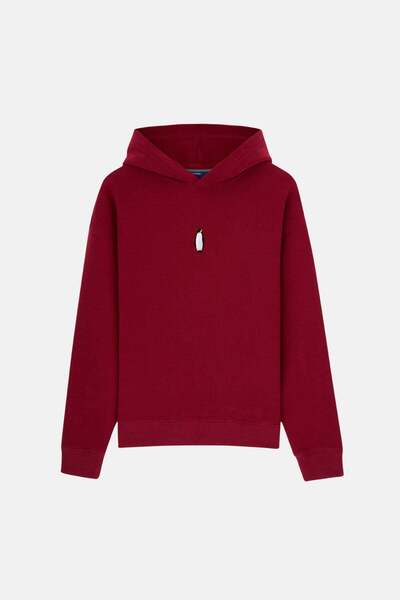 WWF Market Hanorac Emperor Penguin SuperSoft - Roșu Claret