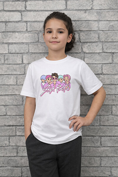 barsdepo Saja Boys Printed Unisex T-Shirt for Children / Adults (with Surpris...
