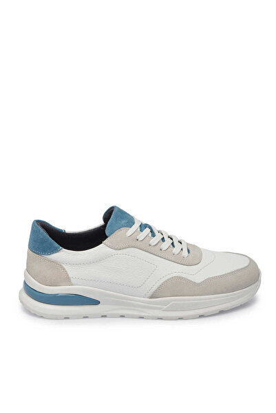 Tergan Beyaz Hakiki Deri Erkek Sneaker - E25I1AY57296-W25