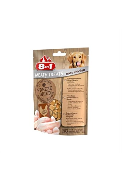 8in1 Freeze Dried Tahılsız Tavuklu Kurutulmuş Köpek Ödülü 50 Gr CB594