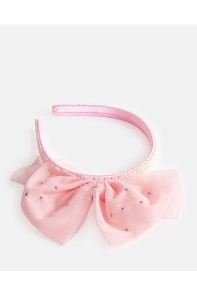 REDTAG Girls Pink Embellished Headband