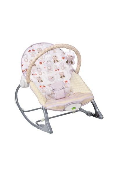 My modern game كرسي هزاز كهربائي للأطفال مع حزام أمان ووضعيات متعددة (جلوس / ...