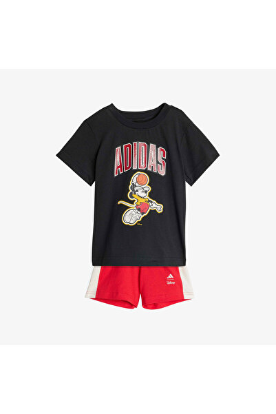 adidas Disney Mickey Mouse Set Çocuk Siyah Şort Takım