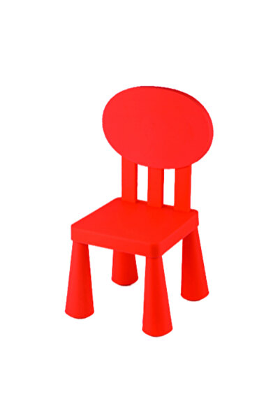 Raki Scaun copii MAMONT 30x30xh67cm cu spatar rotund, rosu