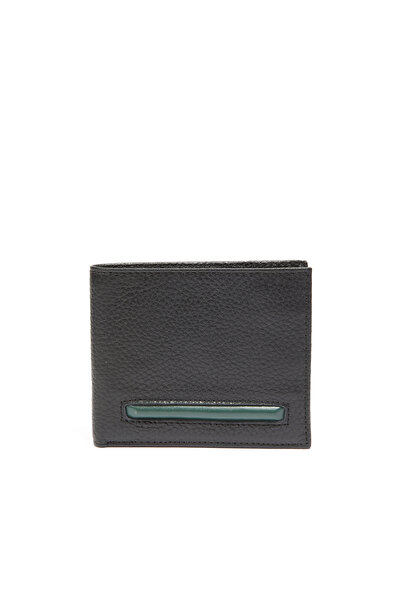 George Hogg Siyah Erkek Deri Cüzdan