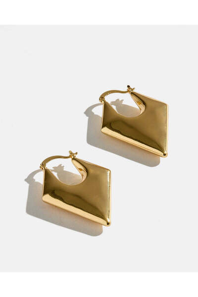 REDTAG Women Gold Embellished Earrings