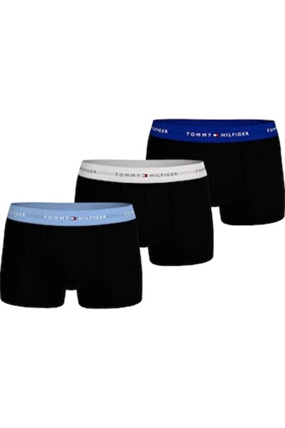 Tommy Hilfiger Men's Boxers, Pack of 3, Black Cotton, Comfortable M