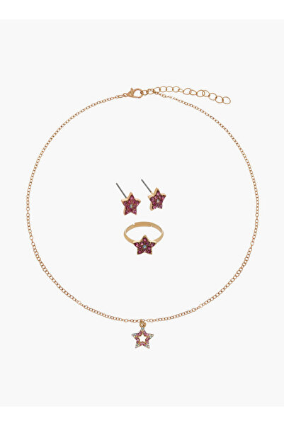 Flora Bella by Shoexpress طقم مجوهرات من 3 قطع بتصميم نجمة مزخرفة، من مجموعة ...