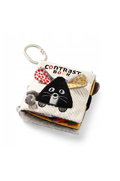 Babyono Carte senzoriala Mouse 1679, culori naturale contrastante, fosnet si ...