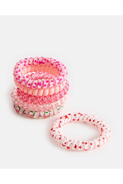 REDTAG Girls Assorted Hair Ring Set (6 Piece)