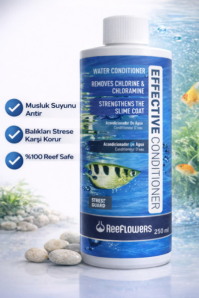 ReeFlowers Efective Conditioner 250 ml - Akvaryum Su Düzenleyicisi