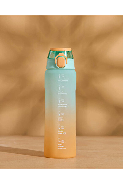 REDTAG Blue And Orange Flip Top Ombre Water Bottle (1000ml)