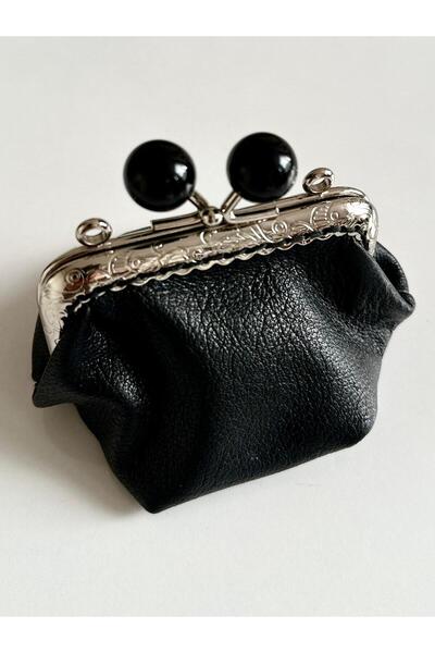 NevoAccessory 100% Genuine Leather Black Money Wallet