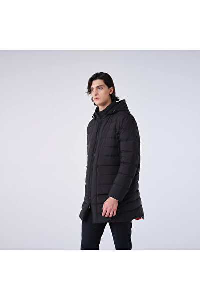 aloqiylat Men's long jacket, down filling, 800+ Maple Expedition