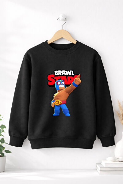 petite pati سويت شيرت من سلسلة Brawl El Primo (3 خيوط، 100% قطن)
