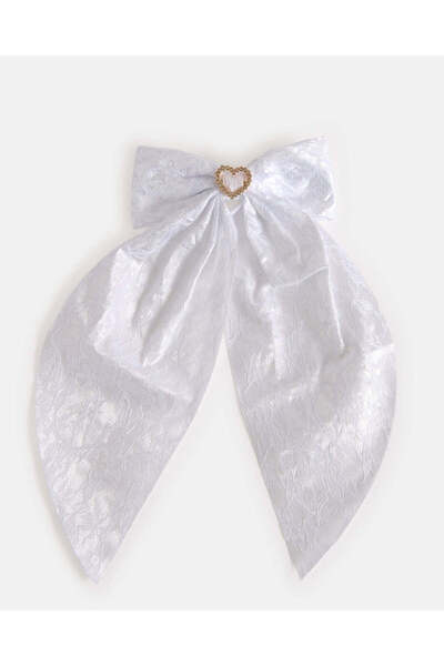 REDTAG Girls White Hair Clip