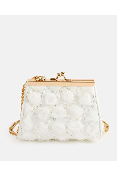 REDTAG Girls White Cross Body Bag