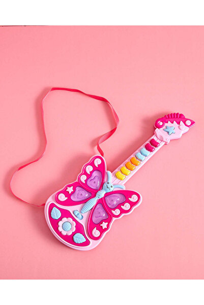REDTAG Pink Cartoon Printed Guitar