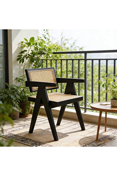 Mtanvxay Velvet Seat Lounge Chair Retro Rubber Wood Armchair for Living Room ...