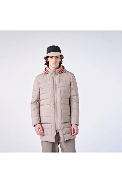 aloqiylat Men's long jacket, down filling, 800+ Maple Expedition