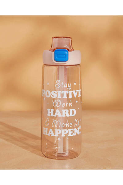 REDTAG زجاجة مياه مطبوعة باللون الوردي