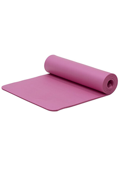SERSIMO Non-slip NBR fitness mat, 183x61x1 cm, with carrying strap, pink