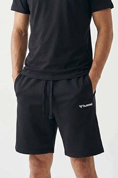 hummel Pamuklu Cepli SHORTS Erkek Şort 511-2001Siyah
