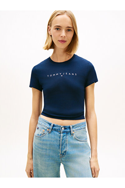 Tommy Jeans Blue Tjw Slim Linear Tee