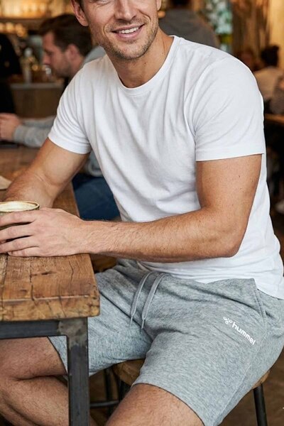 hummel Jullian Men's Shorts Cotton Shorts 511-2833Grey-C2