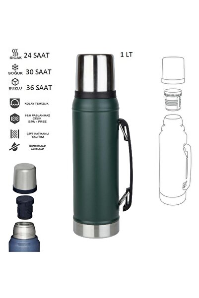 Globox ÇELİK TERMOS BS266-2 1000 ML