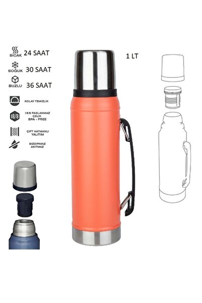 Globox Steel Thermos Bs266-2 1000 ml