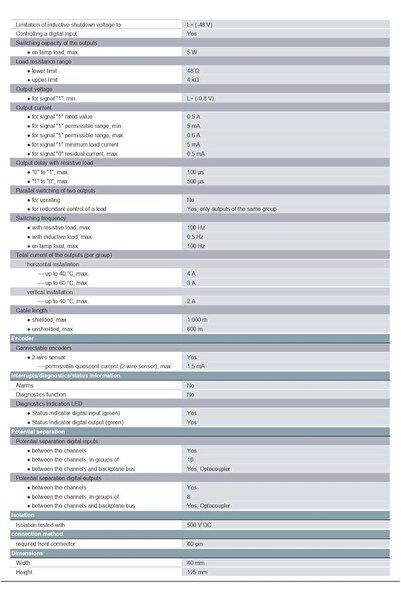 Generic SIMATIC S7-300 Digital Module SM 323