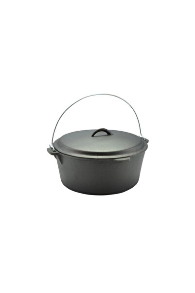 Perfect Home Cast Iron Pot with Handles and Lid, 7.2 L, 30×14 cm,