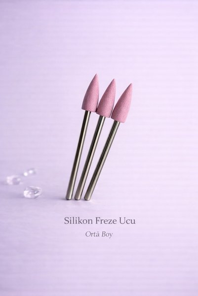 VIOLA BEAUTY Tırnak Parlatma Freze Orta Boy / Silikon Tırnak Eti Manikür Pedi...