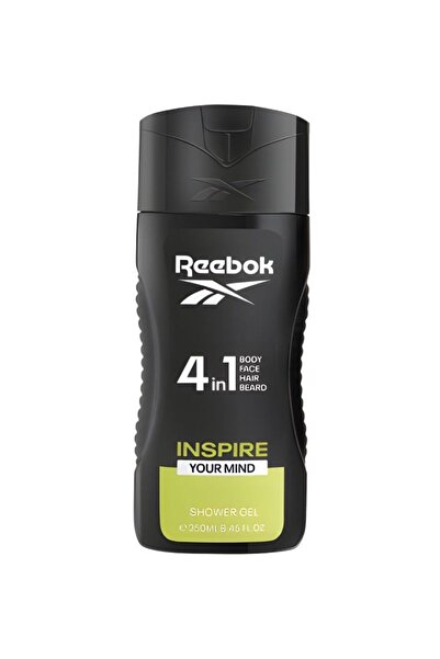 Reebok 4 in 1 Inspire Your Mind Shower Gel Body Face Hair Beard