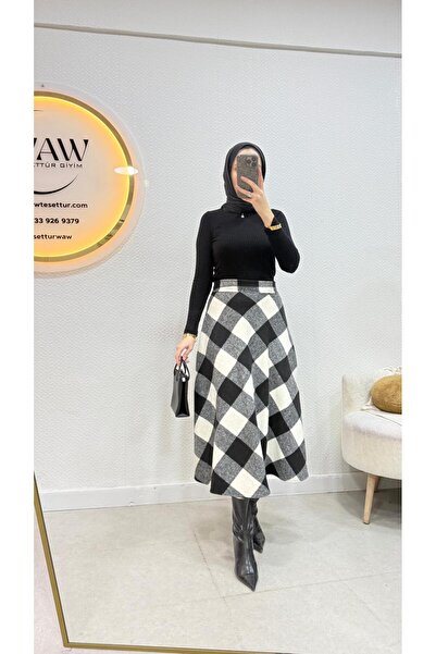 waw tesettür Tesettür Ekose Etek