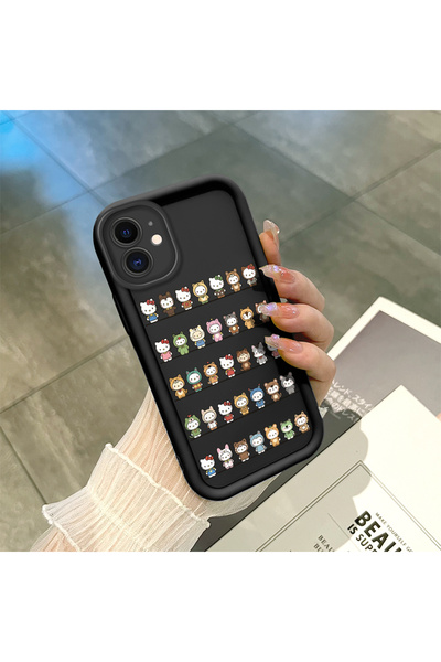 ucuc حافظة من السيليكون متوافقة مع هاتف iPhone 11، مقاومة للصدمات، لون أسود، ...